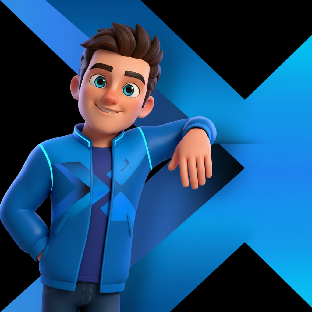 Mascote NETSIX na se&ccedil;&atilde;o institucional da marca